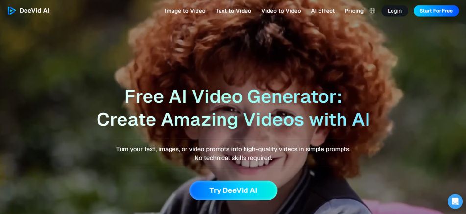 deevid ai video generator