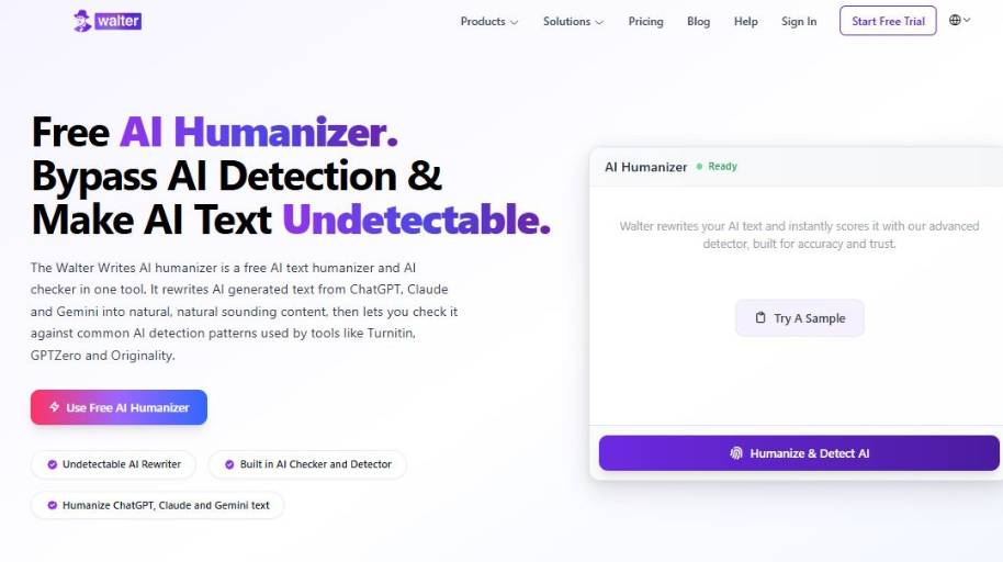 Walter AI text Humanizer