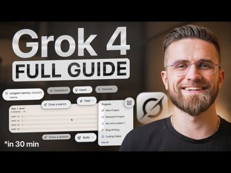 GROK 4 Tutorial For Beginners: Features and Full Guide