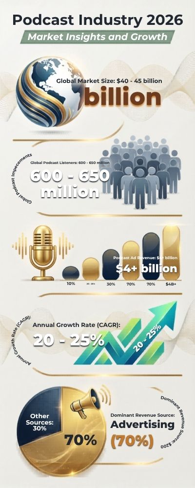 2026 Podcast Industry Metrics Spotlight
