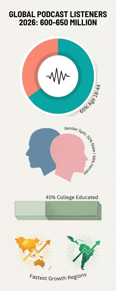 Architectural Style Podcast Listeners Infographic
