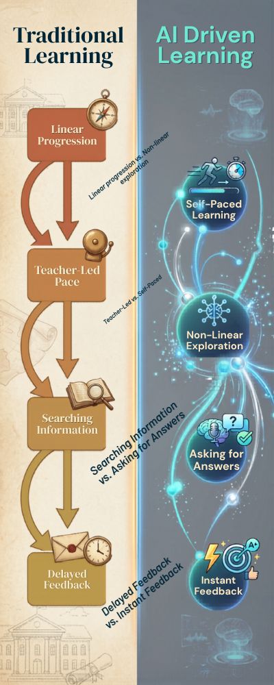 Traditional-vs-AI-Driven-Learning-Infographic